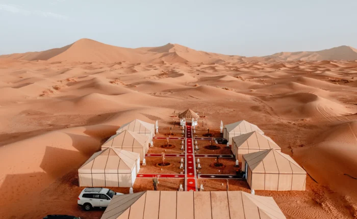 Authentic camping in the Merzouga