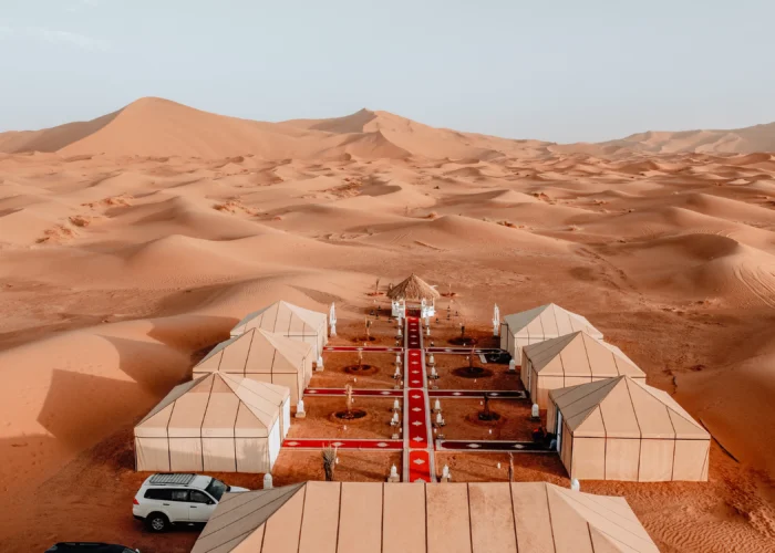 Authentic camping in the Merzouga