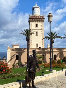 Scenic view of Tangier mosque – historic architecture in the medina
