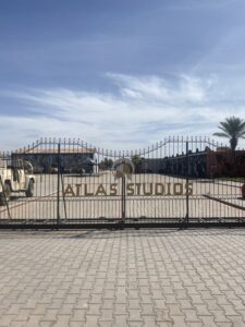 Film sets at Atlas Studios – famous movie location in Morocco.